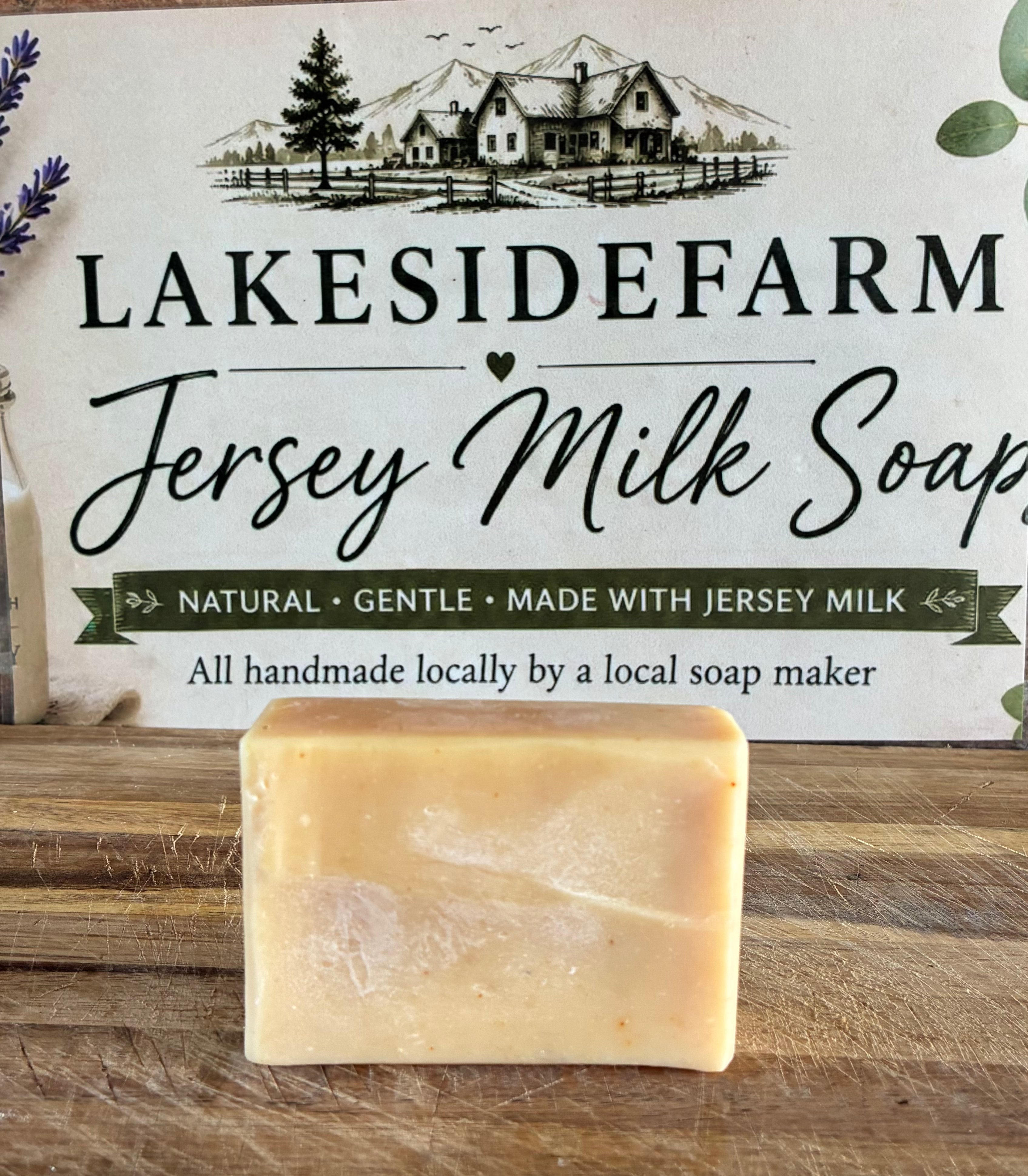Milk and lemongrass soap